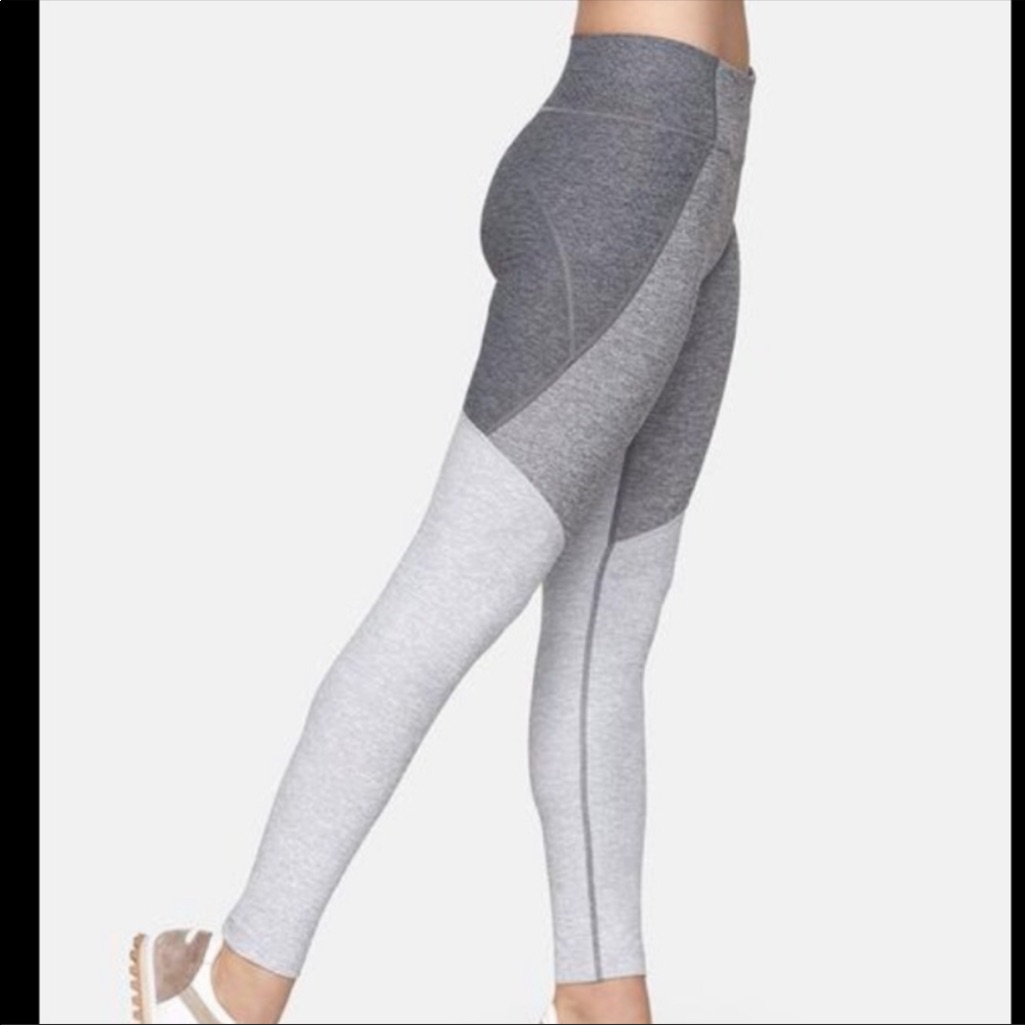 Outdoor Voices Tri-Tone Grey Leggings